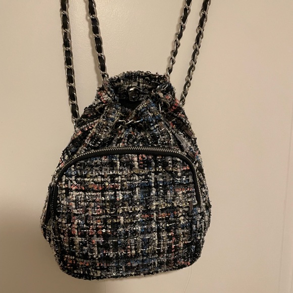 Bags | Zara Chain Mini Backpack | Poshmark